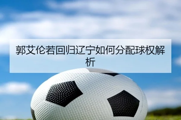 郭艾伦若回归辽宁如何分配球权解析